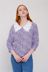 Picture of Women's Floral print lilac shirt 