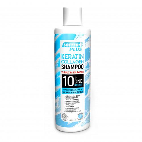 Picture of  KERATIN-COLLAGEN SULFATE-FREE & SALT-FREE SHAMPOO 400 ML