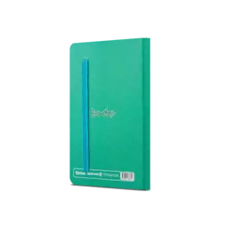 Picture of Rick And Morty HardCover Elasticized Mini Notebook Green