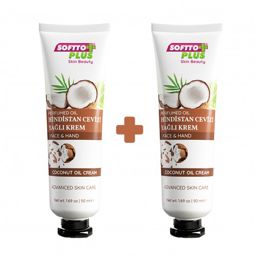 Picture of COCONUT OIL HAND AND FACE CREAM 50 + 50 ML