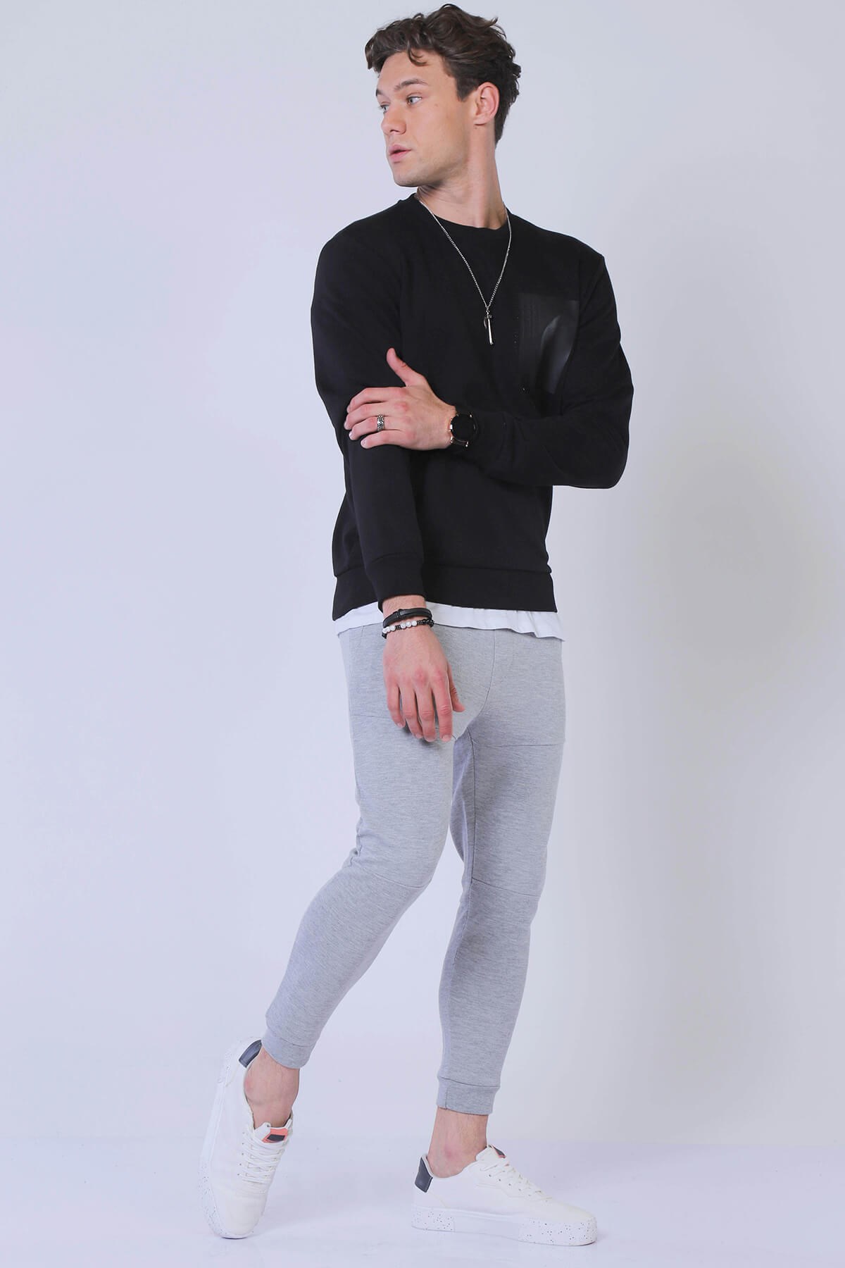 Picture of Men's sweatshirt with round neck 