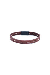 Picture of Fine Saddle Stitch Genuine Leather Bracelet