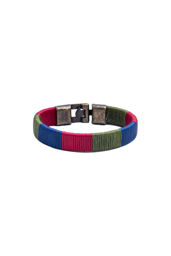 Picture of Three Colors Leather Wrap Bracelet