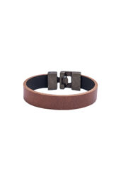 Picture of Thick Lock Genuine Leather Bracelet