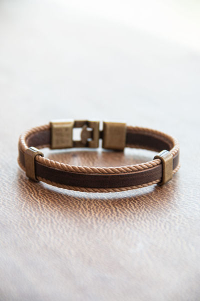 Picture of Thin Rope Genuine Leather Bracelet
