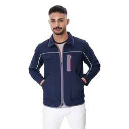Show details for Navy blue Work jacket Tarik