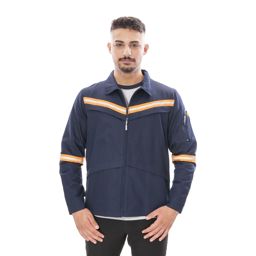 Show details for Navy blue Work jacket Tarik