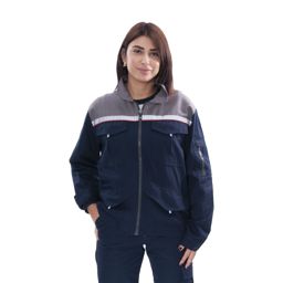 Show details for Navy blue Work jacket Tarik