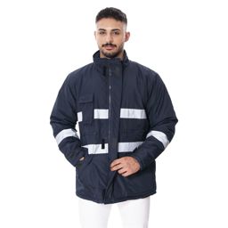 Show details for Navy blue Work jacket Tarik