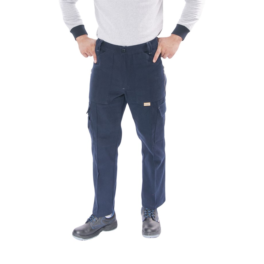 Premium Turkish Home Decor & shop Navy blue Work Pants