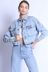 Picture of Navy blue jeans jacket for women