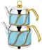 Picture of Tea decorated with turquoise - middle size