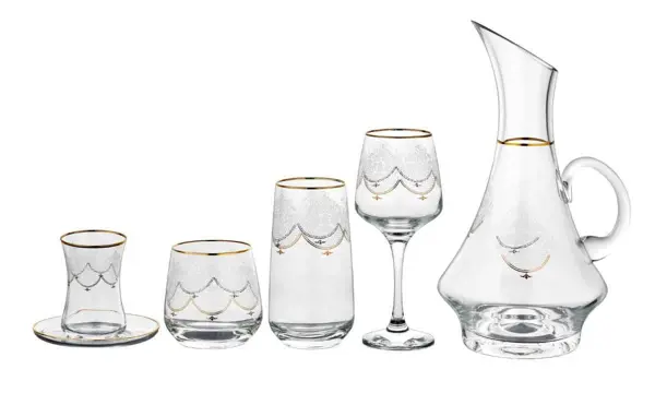 Picture of 31 Piece Crystal Glass Set