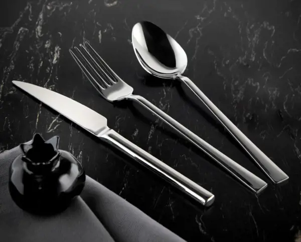 Picture of Solid color 90-piece setfork - knife - spoon