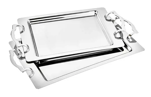 Picture of Double plain tea trays