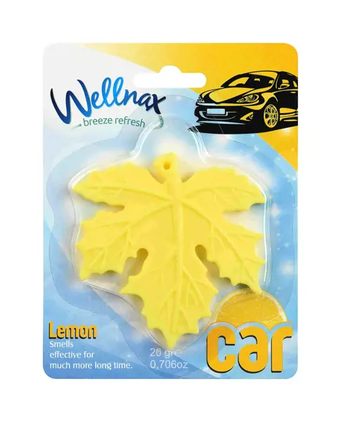 Picture of Fresh paper car freshener with lemon scent 20 gr