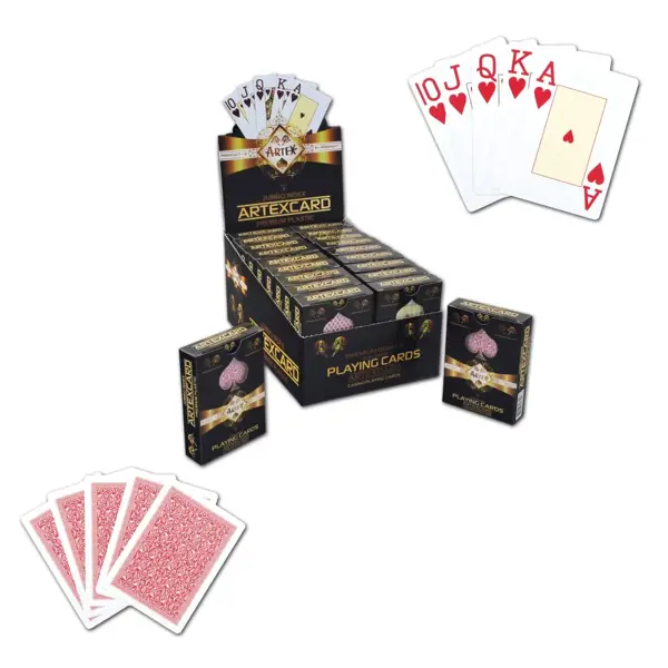 Picture of %100 Plastic Artex Poker Playing Cards