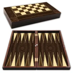 Show details for Star Polyester Walnut Backgammon Tarik