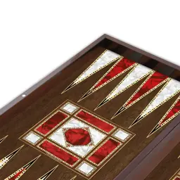 Show details for Star Polyester Pearl Backgammon Medium Size Tarik