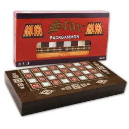 Show details for Star Polyester Pearl Backgammon Small Size Tarik