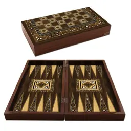 Show details for Antic Mosaic Backgammon Tarik
