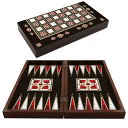 Show details for Polyester Antic Pearl Backgammon Tarik