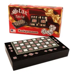 Show details for Antic Mini Mosaic Pearl Backgammon Tarik