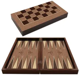 Show details for Polyester Antic Backgammon Oak Tarik