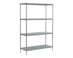 Show details for Inox + Plastic Panel Shelf System Tarik