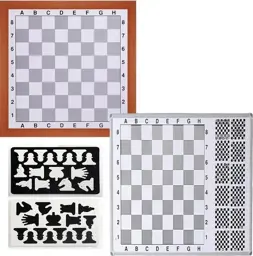 Picture of Wall Mounted Chess Board Magnetic Training Chess Set