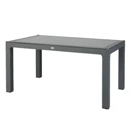 Picture of Square Plastic Outdoor Dining Table 80 * 140 