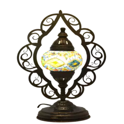 Show details for Turkish Mosaic Table Lamp Tarik