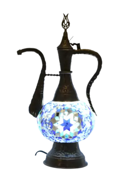 صورة مصباح على شكل إبريق من الفسيفساء

