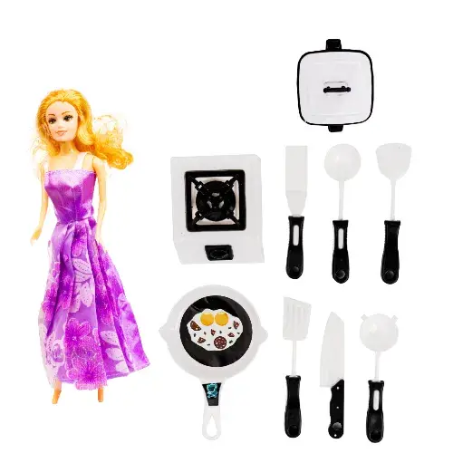 Picture of Toy Barbie Kitchen Set