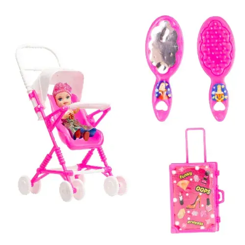Picture of Toy Beautiful Stroller For Barbie's Baby