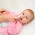 Bebek Önlüğü 10 Parça Beyaz 28x28 Cm resmi