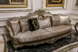 Show details for Versace Sofa Set(2: 3 Seat Sofa, 2: Single Seat Sofa ) Tarik