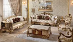 Show details for Hanzade Sofa Set(2: 3 Seat Sofa, 2: Single Seat Sofa ) Tarik