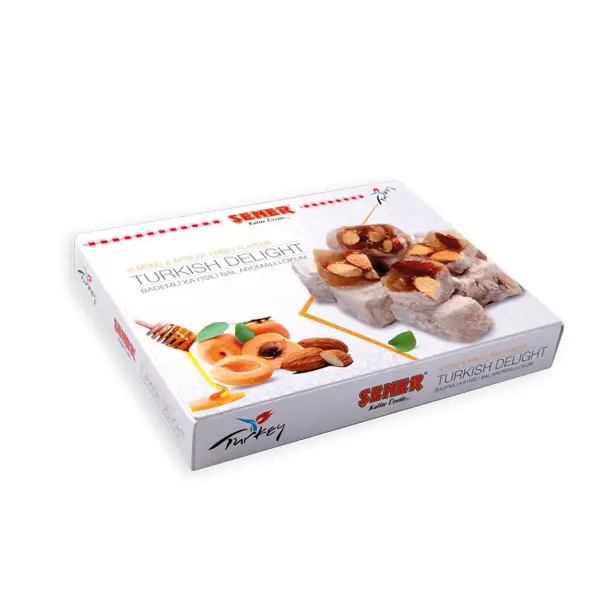 Picture of Honey Almond Apricot-Flavored Turkish Delight 450 GR – HL