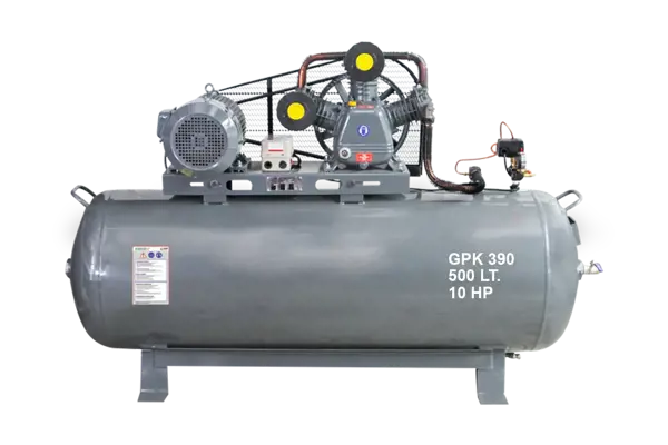 Picture of GPK 390 - 500 lt 3 Head 12 Bar 10 HP Piston Air Compressor