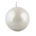 Picture of Ball Candle - Unscented -Metallic Pearl Color 