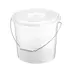 Picture of Transparent plastic bucket with lid 15 