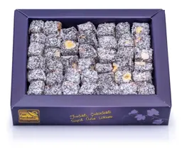 Show details for Delight with hazelnuts and black raisins 260 grams Tarik