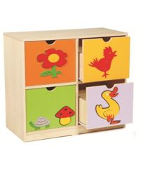 Picture of 4 box Kindergarten Cabinets