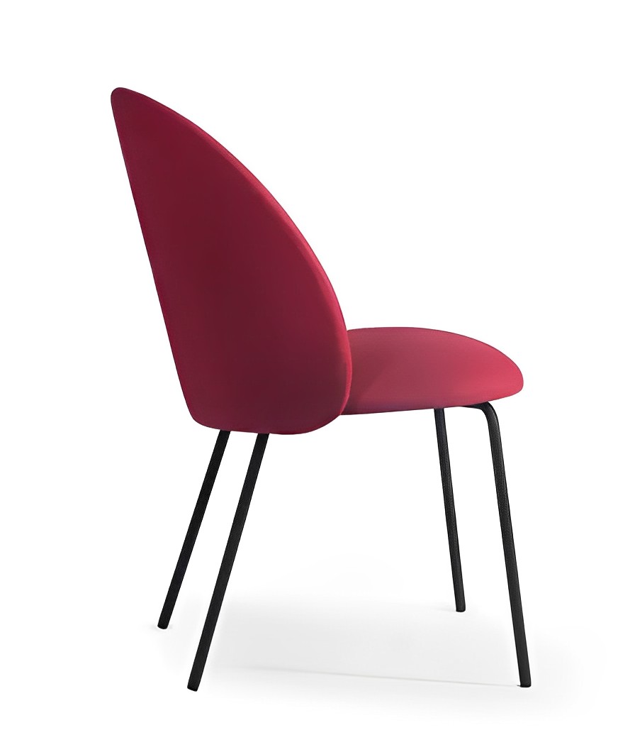 Premium Turkish productsOnline shop Plastic chair covered with gray foam and metal legs