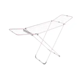 Show details for Laundry drying rack - hanging capacity of 17.5 m - pink Tarik